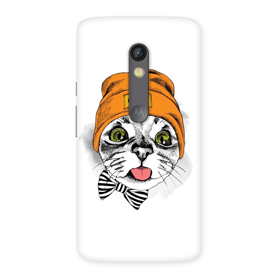 Cool cat Back Case for Moto X Play
