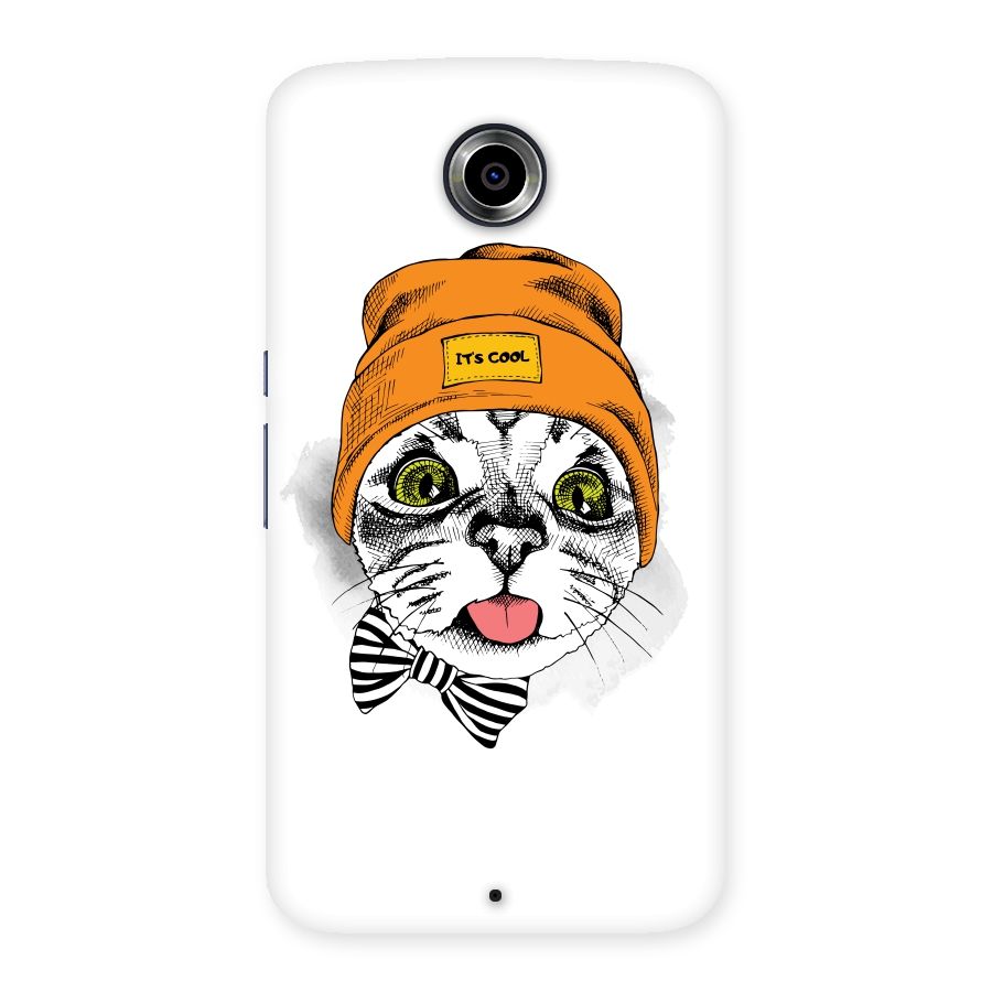 Cool cat Back Case for Nexsus 6