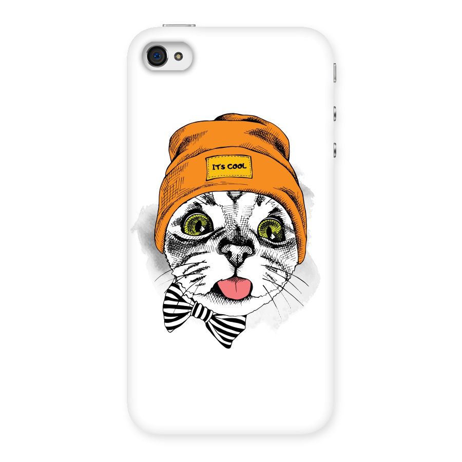 Cool cat Back Case for iPhone 4 4s