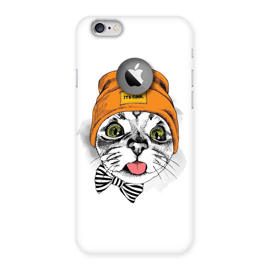 Cool cat Back Case for iPhone 6 Logo Cut