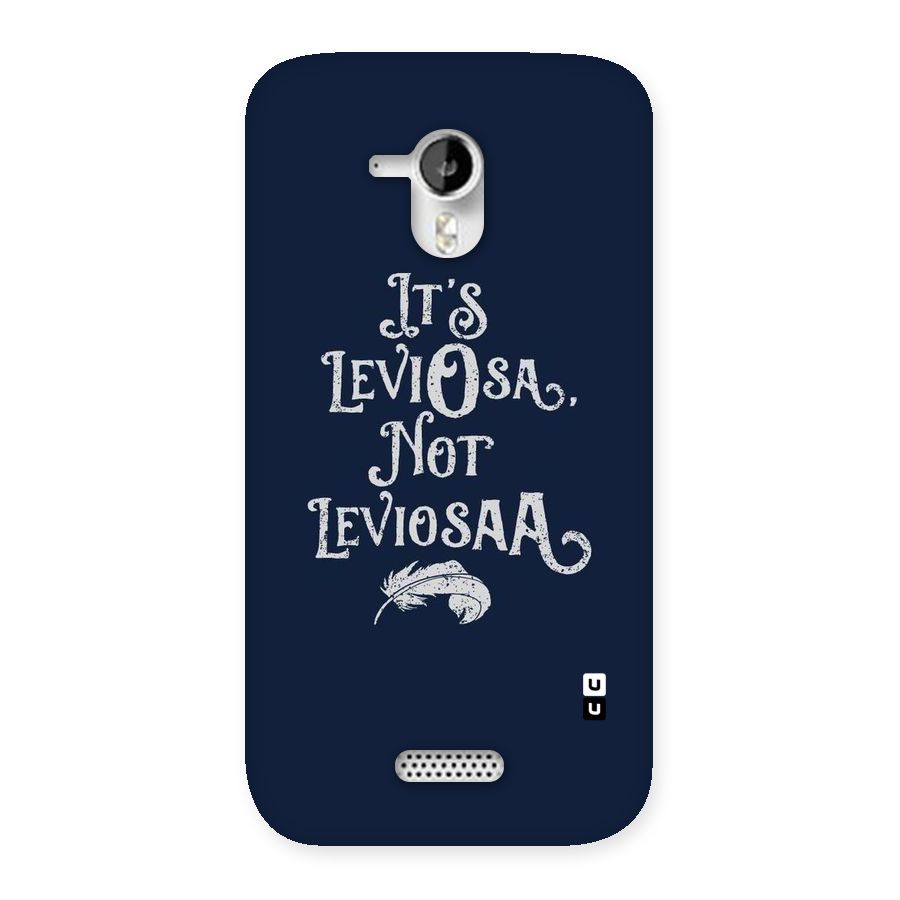 Correction Feather Back Case for Micromax Canvas HD A116