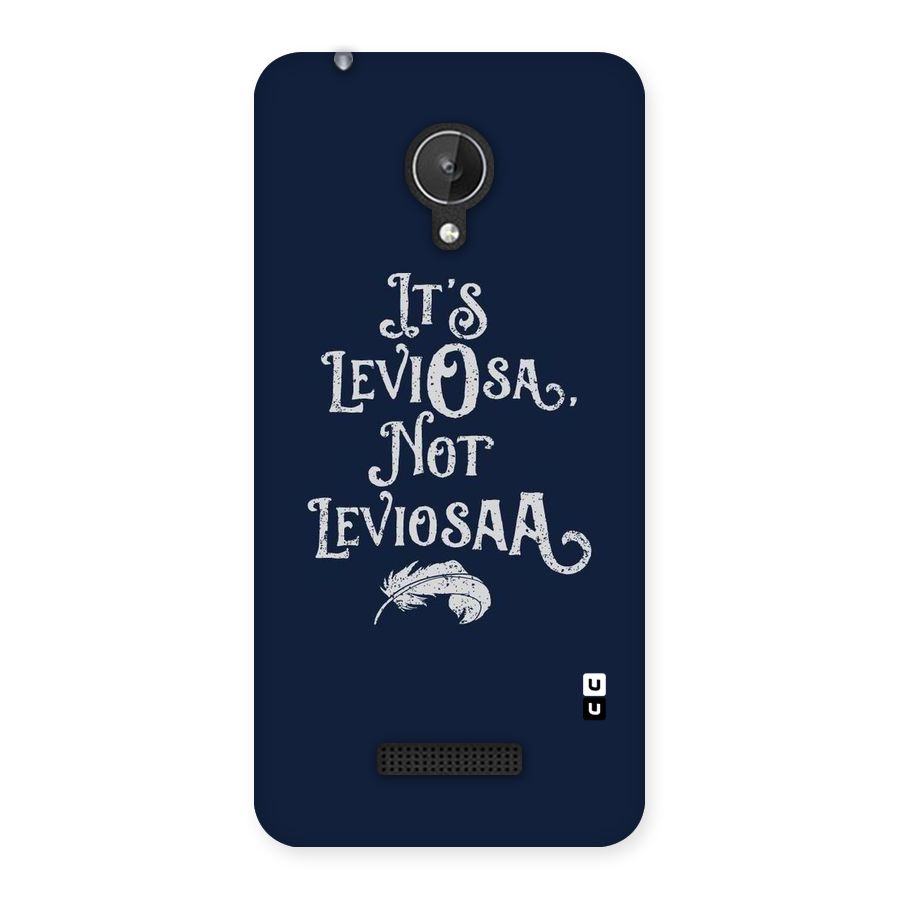 Correction Feather Back Case for Micromax Canvas Spark Q380