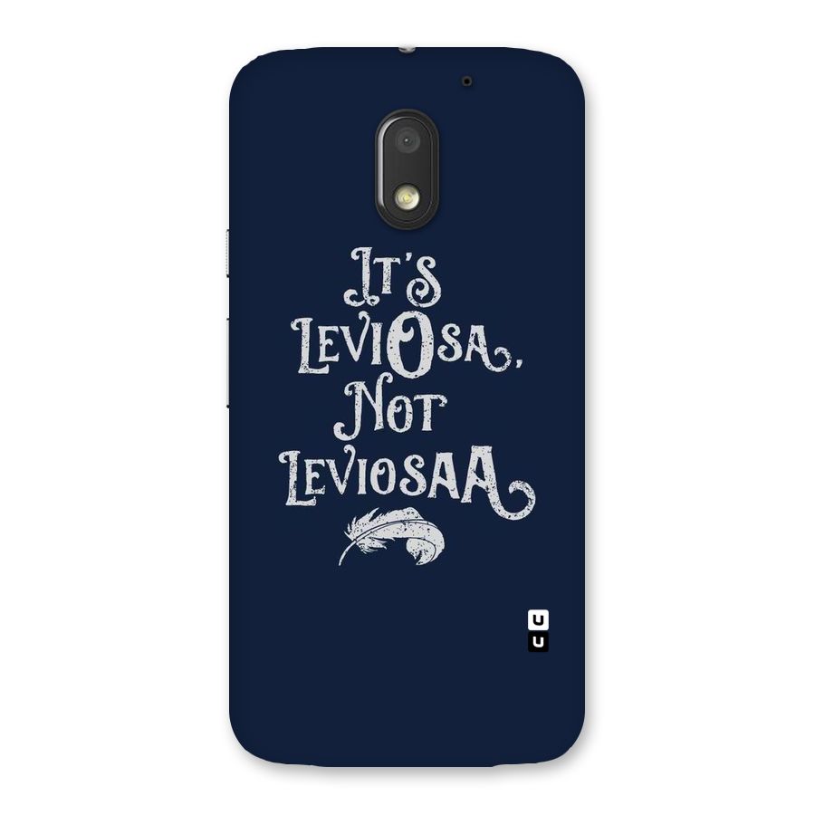 Correction Feather Back Case for Moto E3 Power