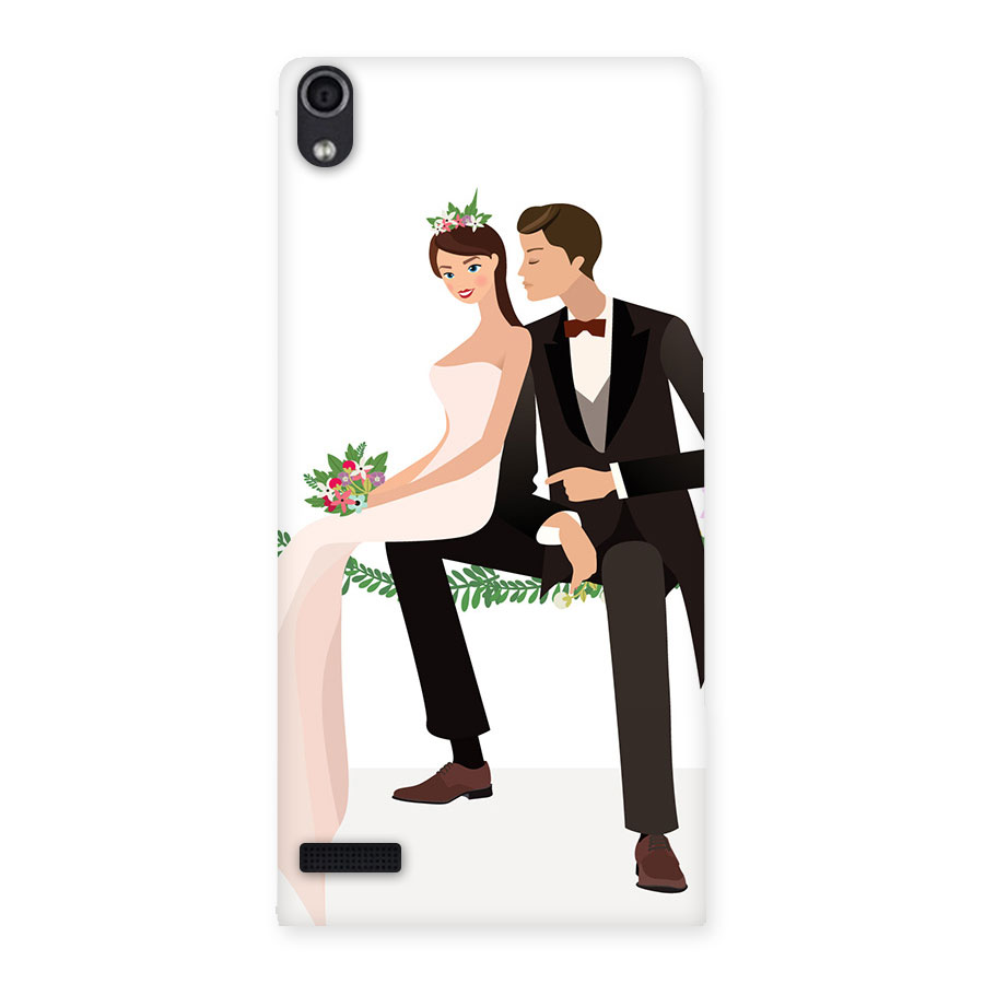 Wedding Couple Back Case for Ascend P6