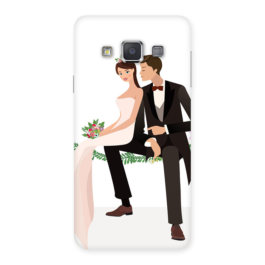 Wedding Couple Back Case for Galaxy A3