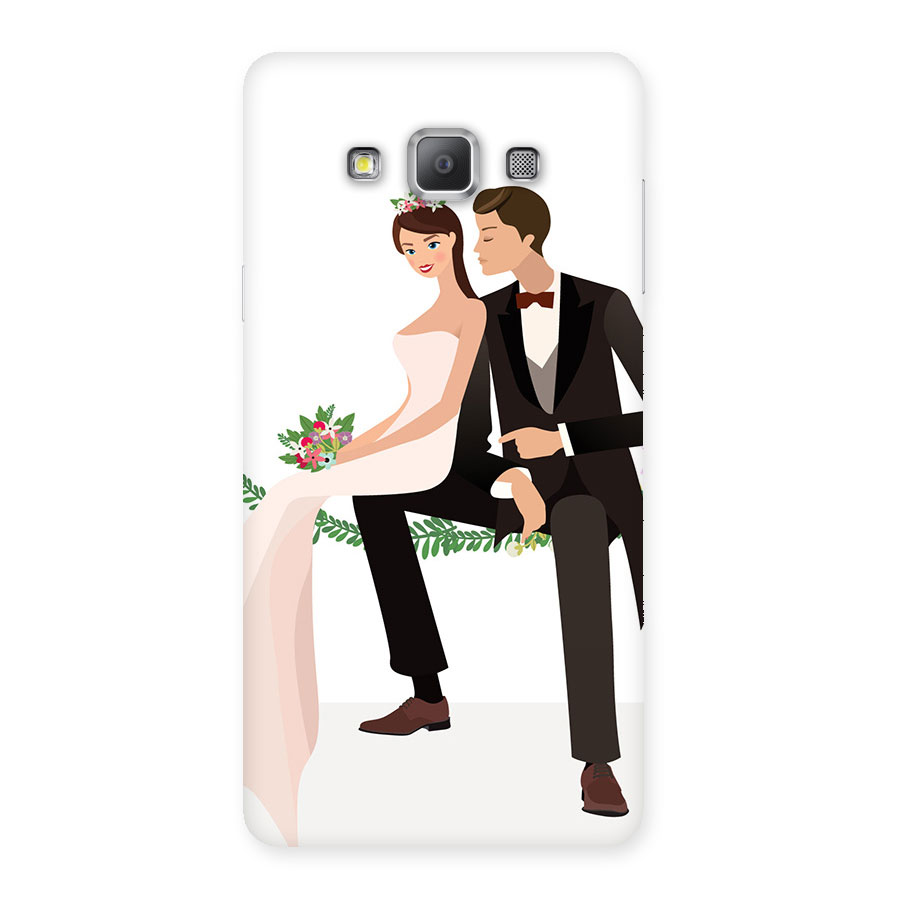 Wedding Couple Back Case for Galaxy A7