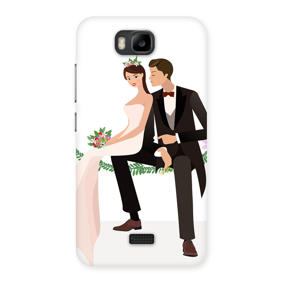 Wedding Couple Back Case for Honor Bee