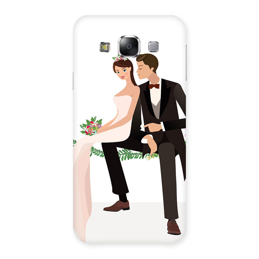Wedding Couple Back Case for Samsung Galaxy E5