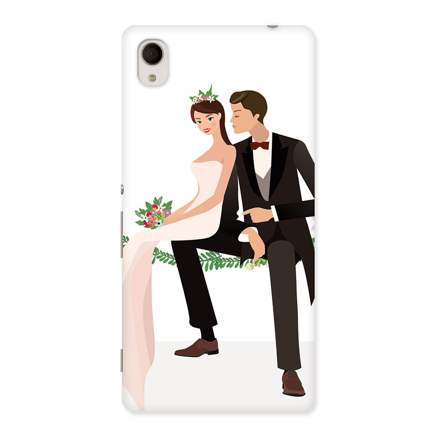 Wedding Couple Back Case for Sony Xperia M4