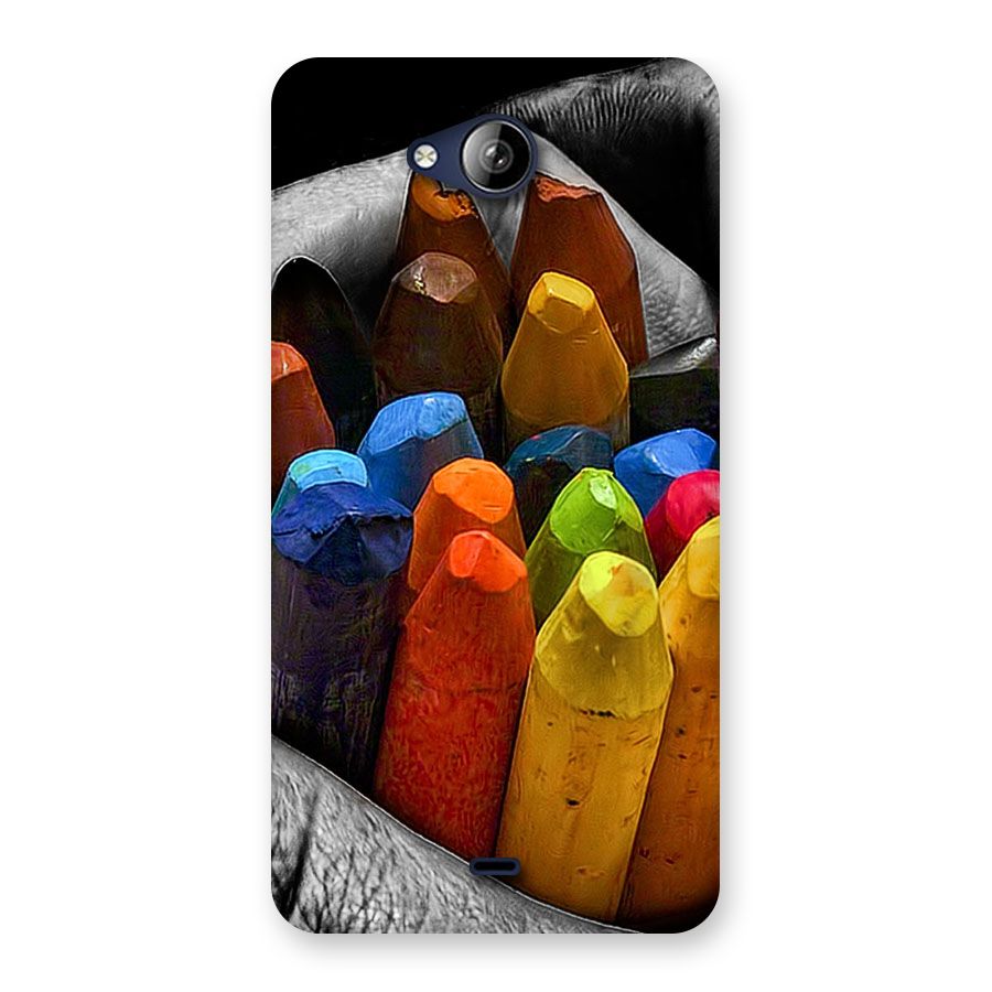 Crayons Beautiful Back Case for Canvas Play Q355