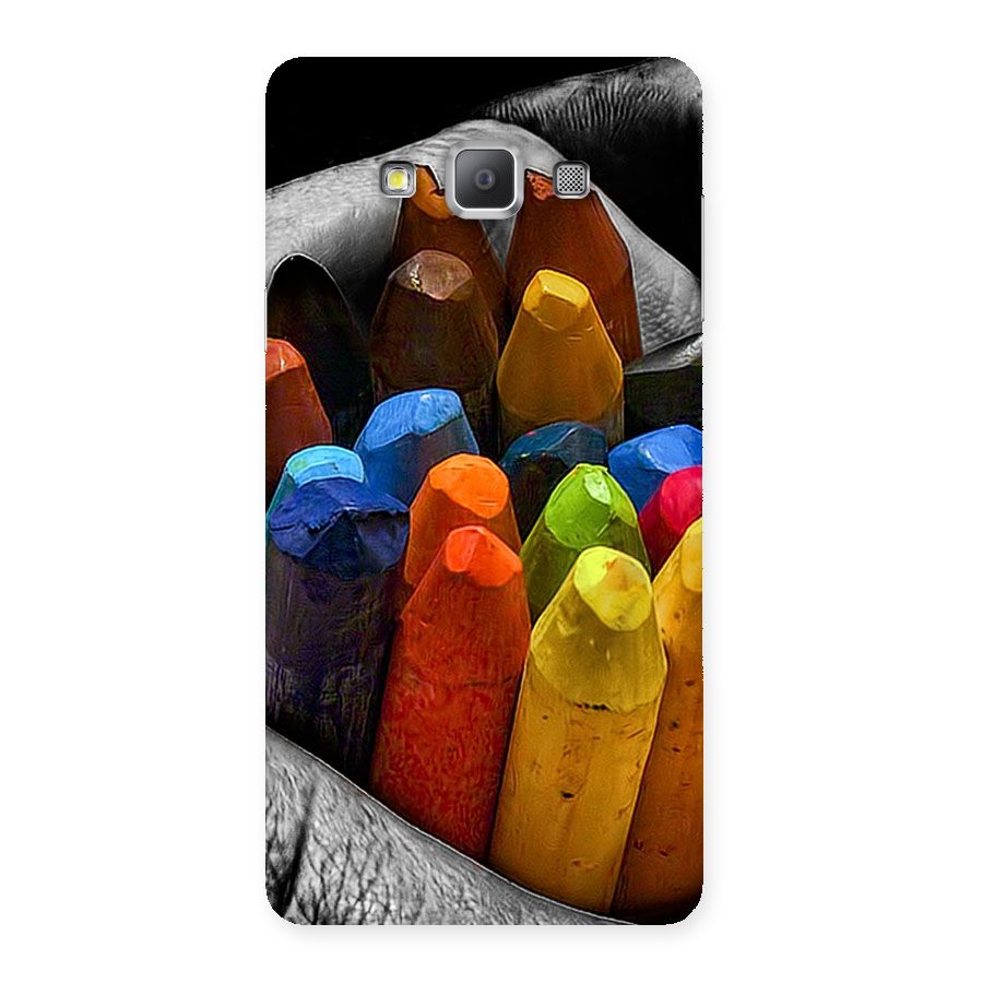 Crayons Beautiful Back Case for Galaxy A7