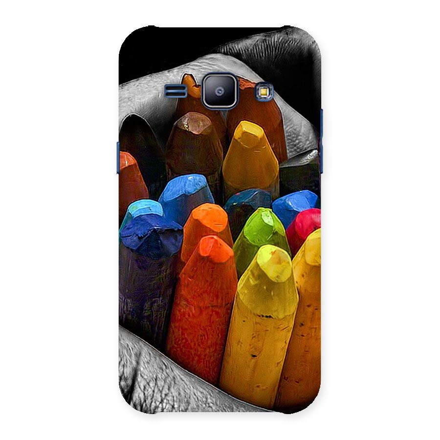 Crayons Beautiful Back Case for Galaxy J1