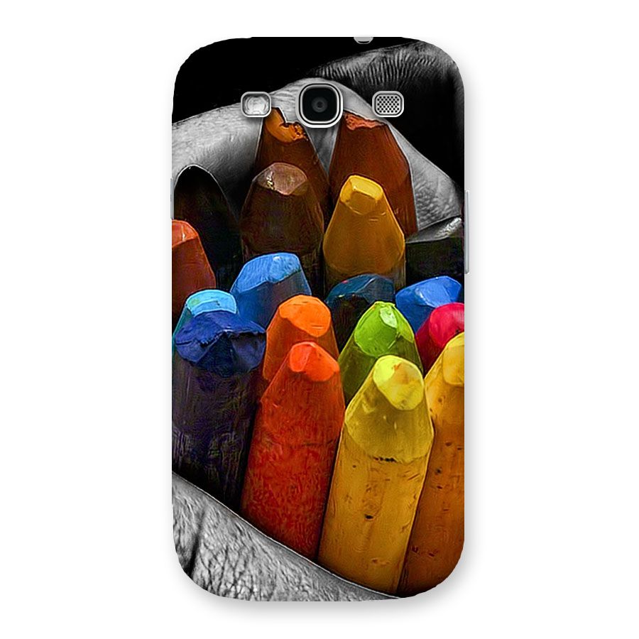 Crayons Beautiful Back Case for Galaxy S3