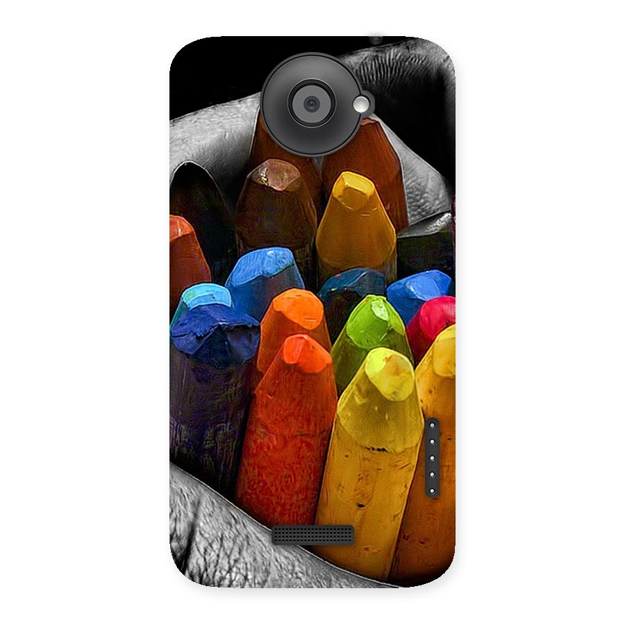 Crayons Beautiful Back Case for HTC One X