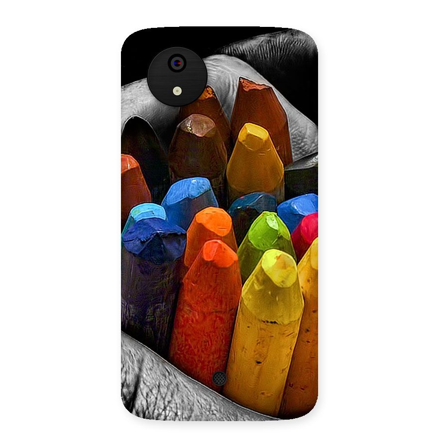 Crayons Beautiful Back Case for Micromax Canvas A1