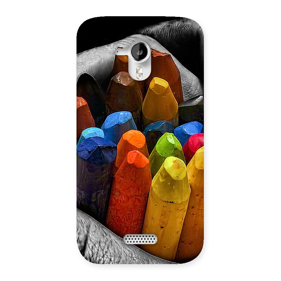 Crayons Beautiful Back Case for Micromax Canvas HD A116