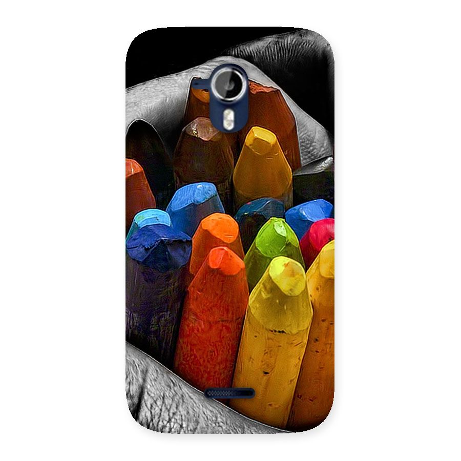 Crayons Beautiful Back Case for Micromax Canvas Magnus A117