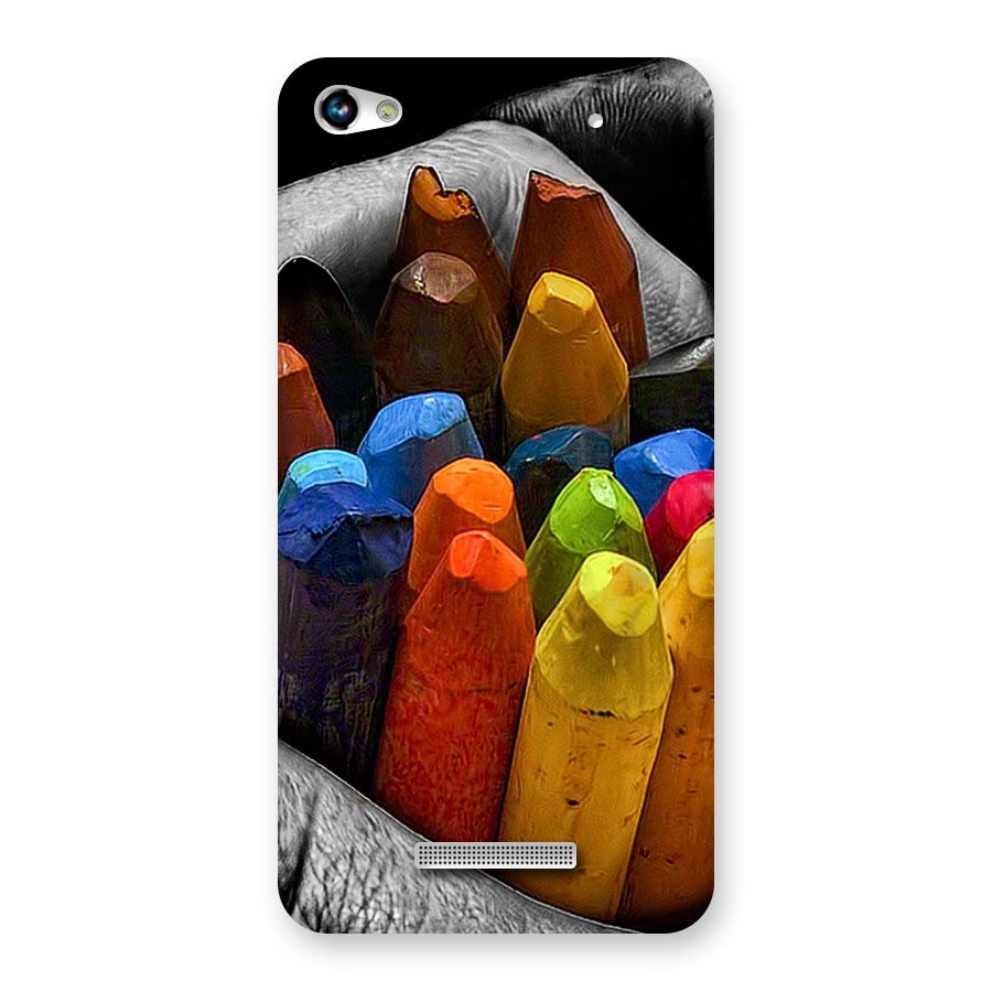 Crayons Beautiful Back Case for Micromax Hue 2