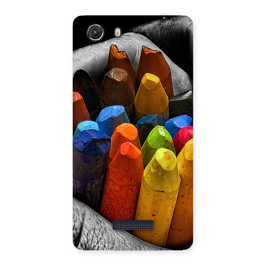 Crayons Beautiful Back Case for Micromax Unite 3