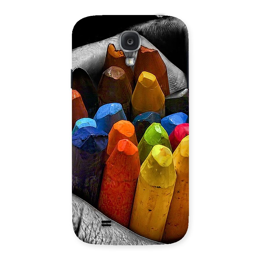 Crayons Beautiful Back Case for Samsung Galaxy S4