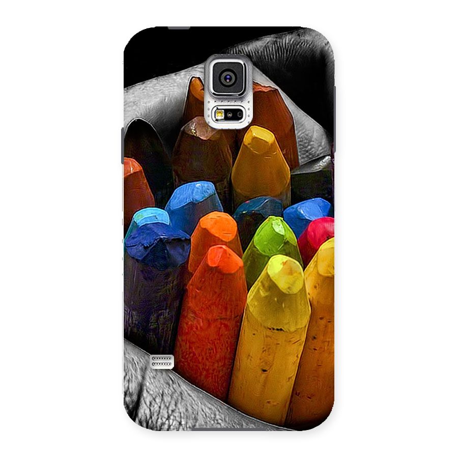 Crayons Beautiful Back Case for Samsung Galaxy S5