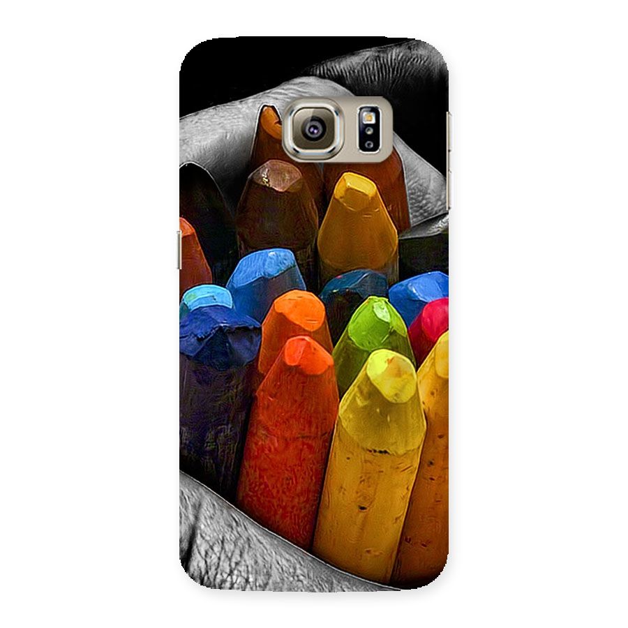 Crayons Beautiful Back Case for Samsung Galaxy S6 Edge
