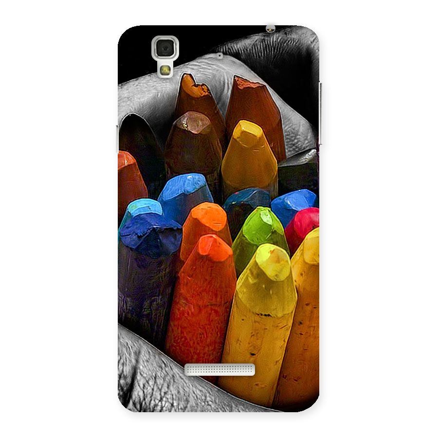 Crayons Beautiful Back Case for Yu Yureka