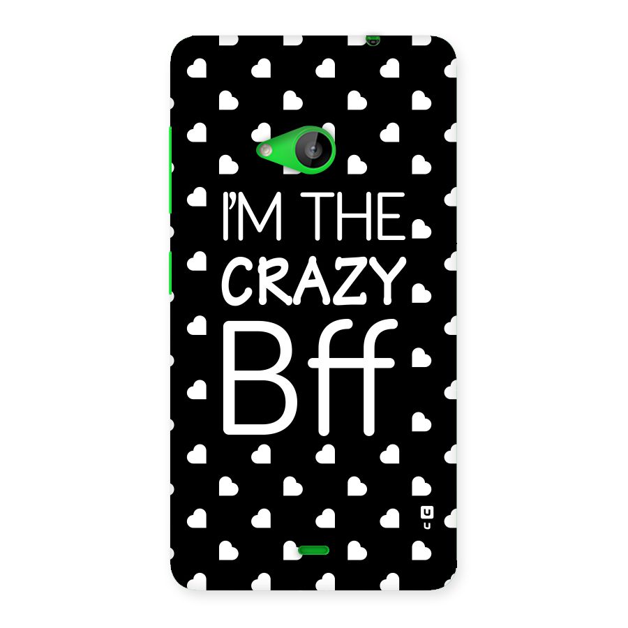 Crazy Bff Back Case for Lumia 535