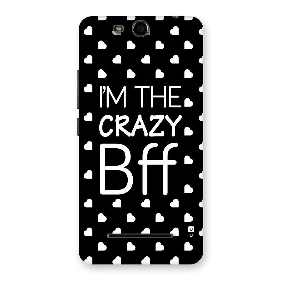 Crazy Bff Back Case for Micromax Canvas Juice 3 Q392