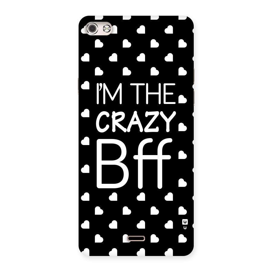 Crazy Bff Back Case for Micromax Canvas Silver 5
