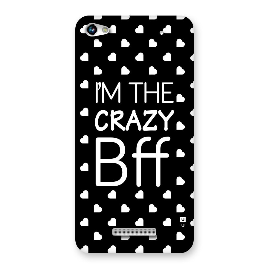 Crazy Bff Back Case for Micromax Hue 2