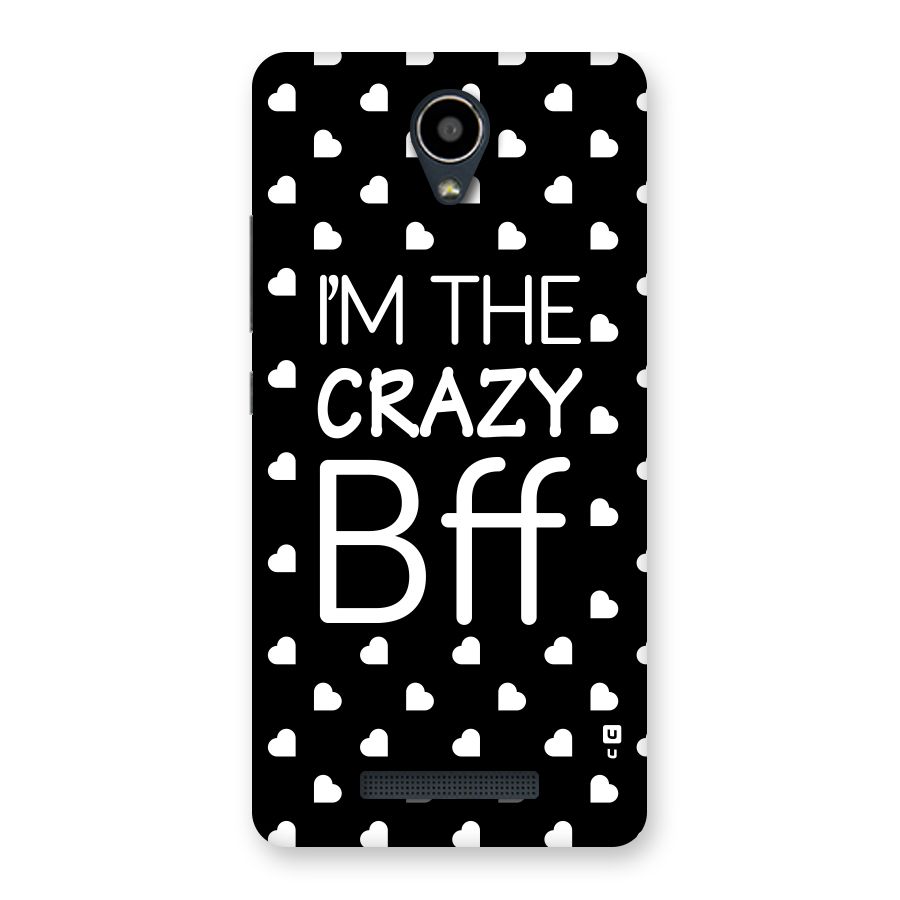 Crazy Bff Back Case for Redmi Note 2