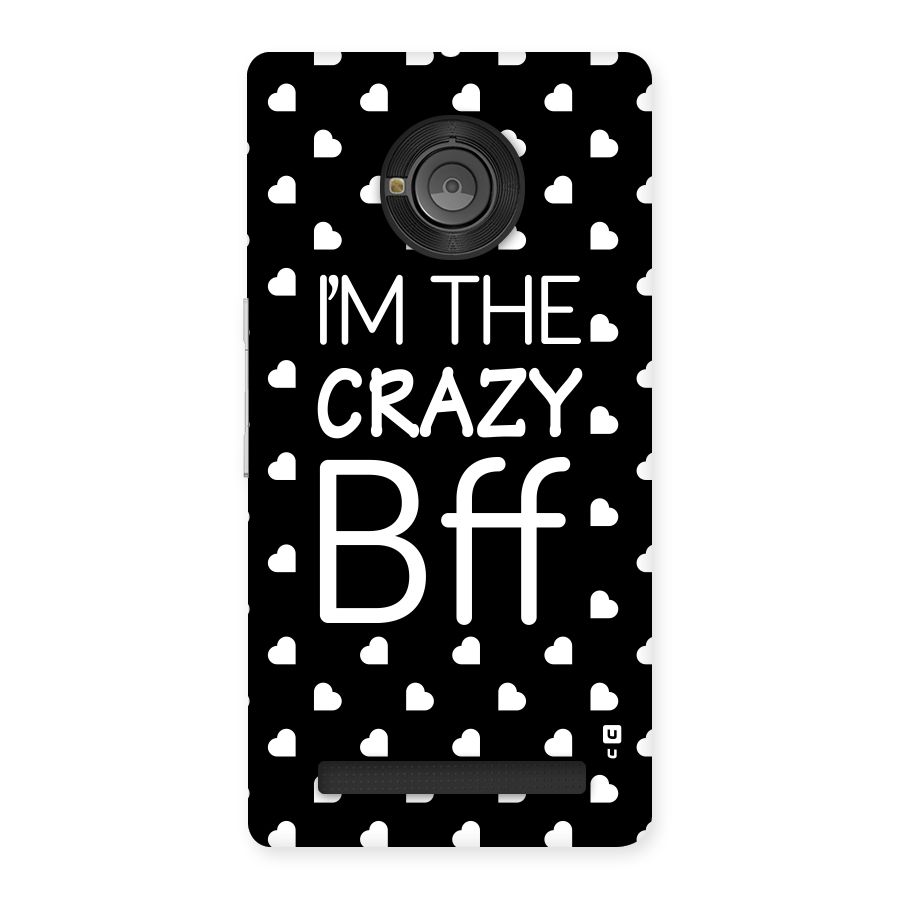 Crazy Bff Back Case for Yu Yunique