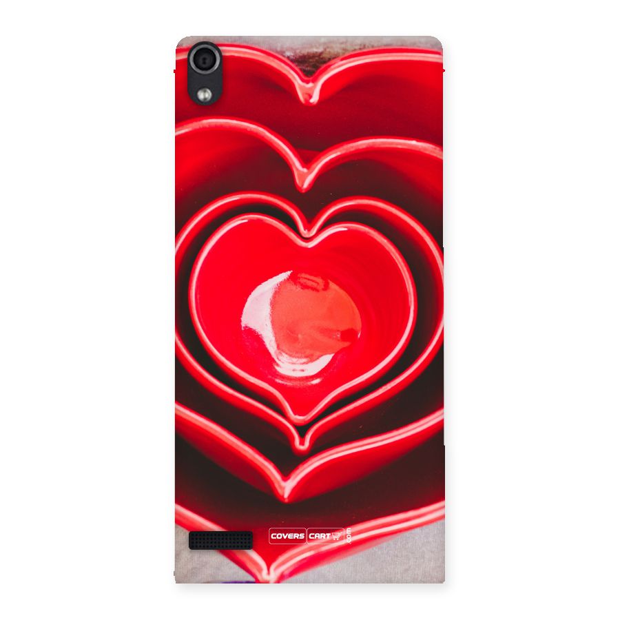 Crazy Heart Back Case for Ascend P6
