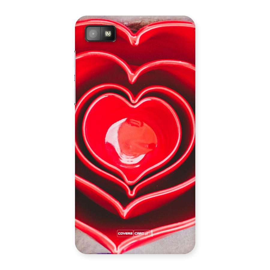 Crazy Heart Back Case for Blackberry Z10