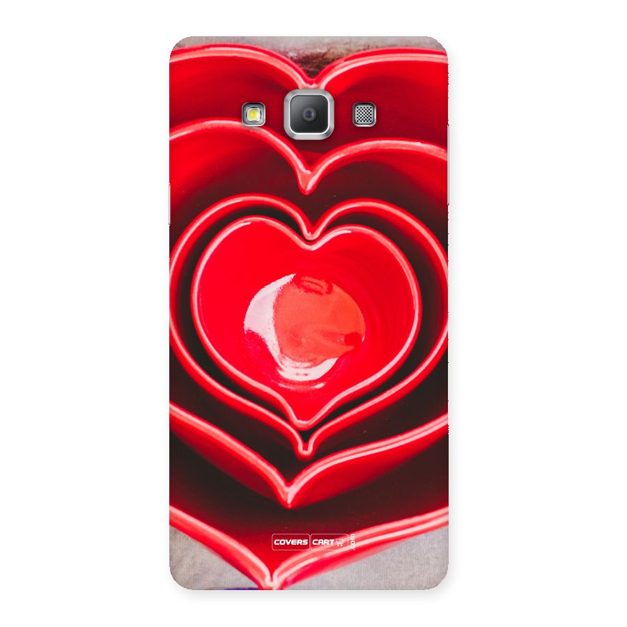 Crazy Heart Back Case for Galaxy A7
