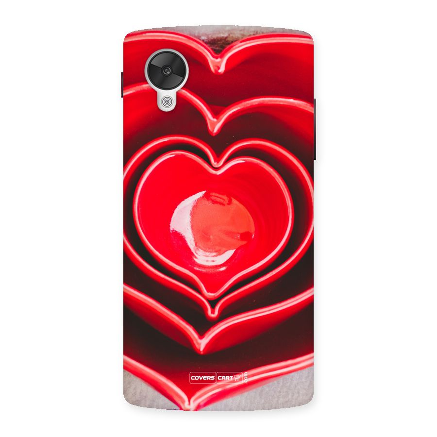 Crazy Heart Back Case for Google Nexsus 5