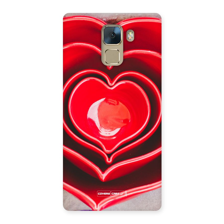 Crazy Heart Back Case for Huawei Honor 7