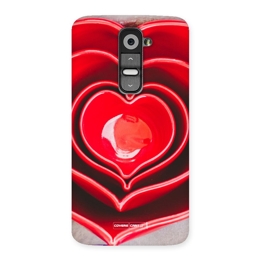 Crazy Heart Back Case for LG G2