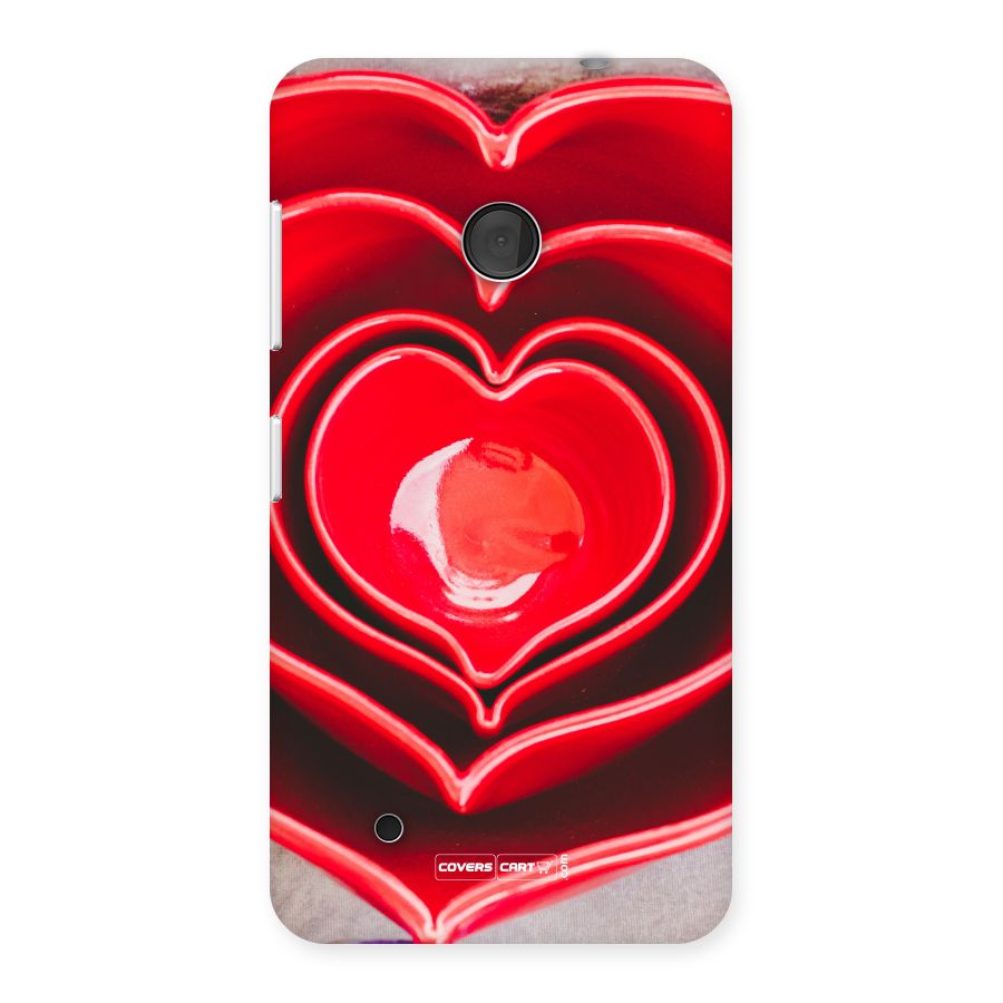 Crazy Heart Back Case for Lumia 530