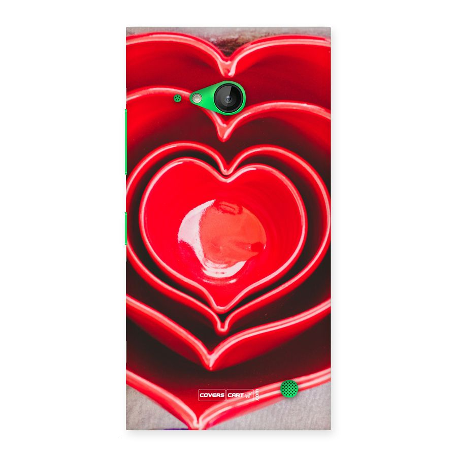 Crazy Heart Back Case for Lumia 730