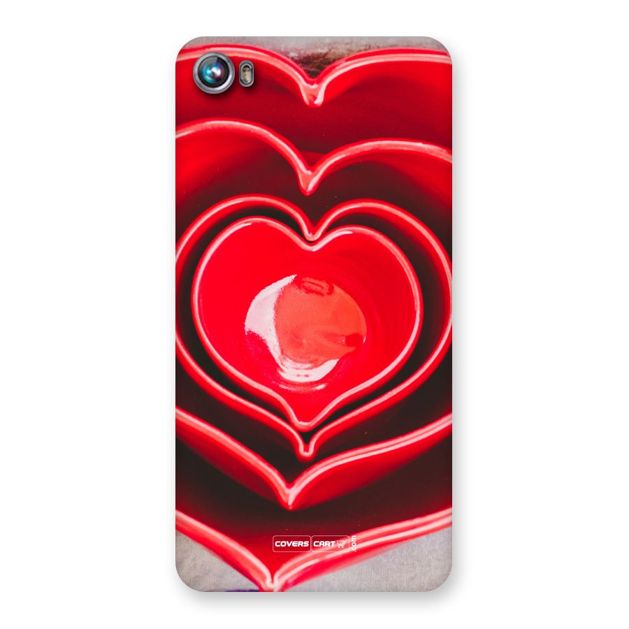 Crazy Heart Back Case for Micromax Canvas Fire 4 A107