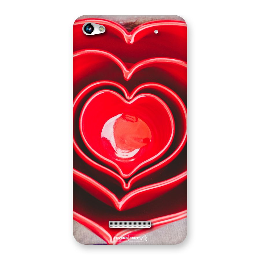 Crazy Heart Back Case for Micromax Hue 2