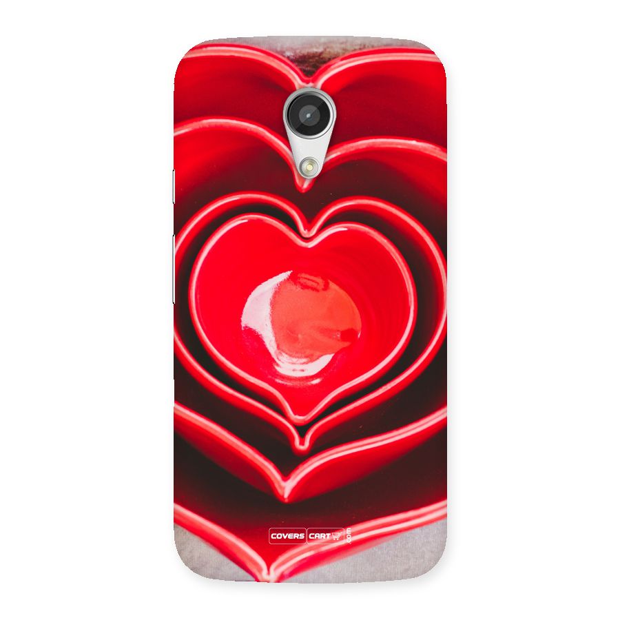 Crazy Heart Back Case for Moto G 2nd Gen