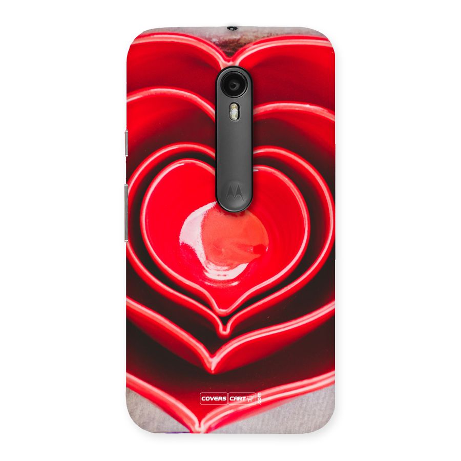 Crazy Heart Back Case for Moto G Turbo
