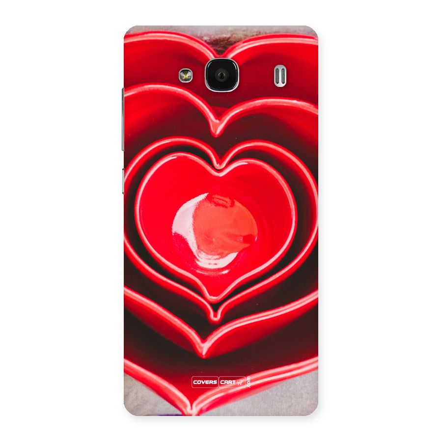 Crazy Heart Back Case for Redmi 2s