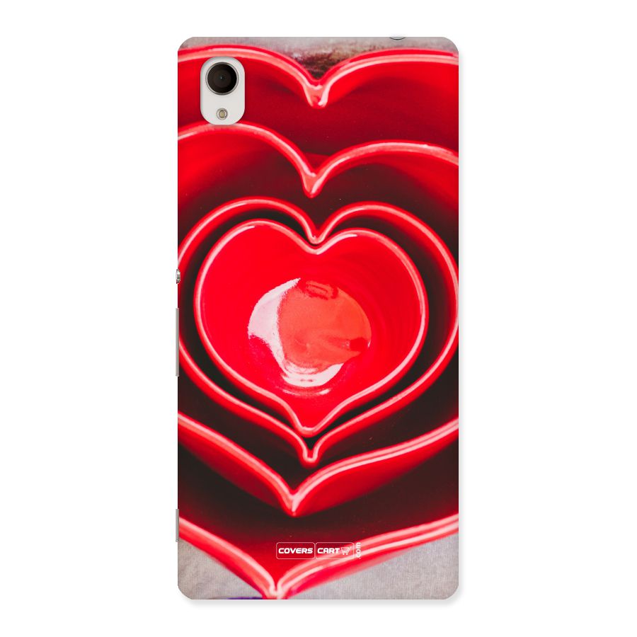 Crazy Heart Back Case for Xperia M4 Aqua