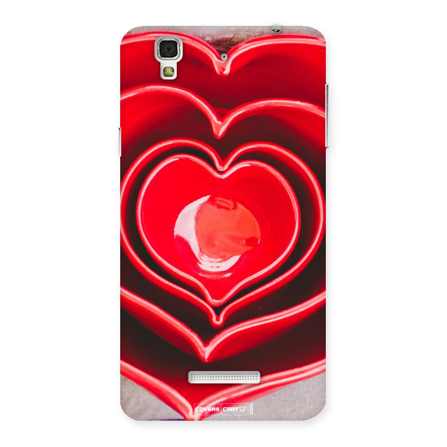 Crazy Heart Back Case for YU Yureka Plus