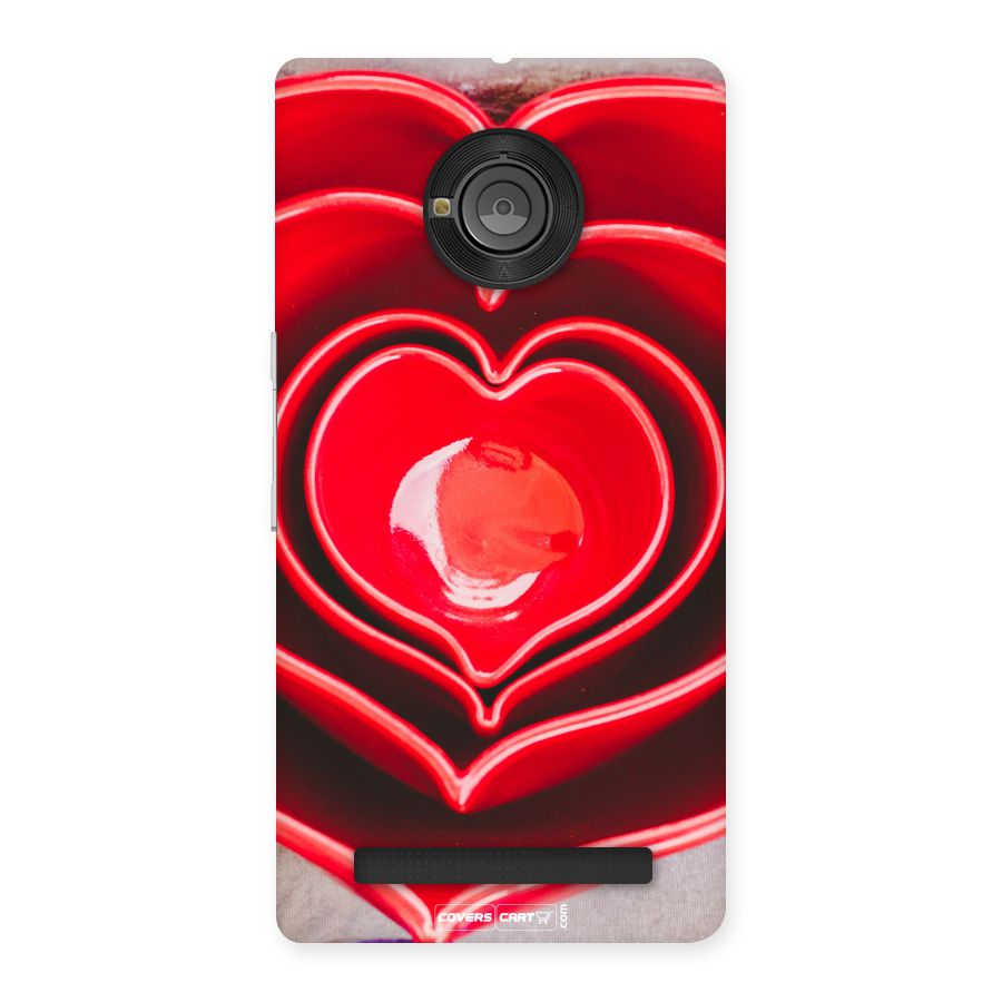 Crazy Heart Back Case for Yu Yunique