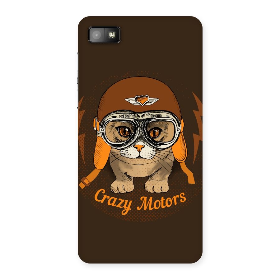 Crazy cat Back Case for Blackberry Z10